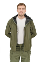 Легкая тактическая летняя куртка (ветровка, парка) с капюшоном Warrior Wear JA-24 Olive Green S - изображение 5