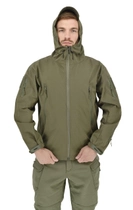 Легка тактична літня куртка (вітрівка, парка) з капюшоном Warrior Wear JA-24 Olive Green XL - зображення 7