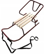 Санки зимові Snower "Зимко" 83 х 40 х 42 см Бордові (4820211101435_1)