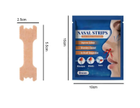 Смужки для носа антихрап для полегшення дихання Nasal Strips 6 шт - изображение 3