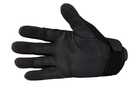 Тактичні рукавички із закритими пальцями із захистом кісточок XL Чорні - зображення 4