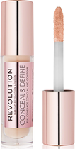 Korektor do twarzy Makeup Revolution Conceal & Define Concealer C6 4 ml (5057566040860)