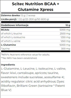 Kompleks aminokwasów Scitec Nutrition BCAA+Glutamine Xpress 12g Arbuzowy (5999100022546) - obraz 2