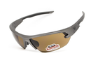 Защитные очки Venture Gear Tactical Semtex 2.0 Gun Metal (bronze) Anti-Fog, коричневые в оправе цвета "тёмный - изображение 1