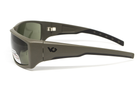 Защитные очки Venture Gear Tactical OverWatch Green (forest gray) Anti-Fog, чёрно-зелёные в зелёной оправе - изображение 5