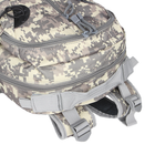 Рюкзак тактический AOKALI A57 36-55L Outdoor Camouflage ACU камуфляжный военный с сеткой для воды - изображение 5