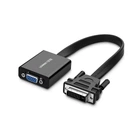 Адаптер UGREEN MM108 DVI(24+1) Male to VGA Female Active Converter Black (40259)