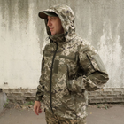Тактична куртка "Шторм" Softshell піксель розмір 46 (911) - зображення 2