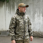 Тактична куртка "Шторм" Softshell піксель на флісі розмір 52 (911) - изображение 3