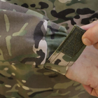 Анорак Мультикам. Тактична куртка на флісі камуфляжна розмір 48 RAPTOR TAC (918) - изображение 14