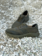 Летние кожаные с сеткой тактические кроссовки Побратим -12 с Гербом, Олива, размер 39 - изображение 4