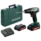 Акумуляторний шуруповерт Metabo BS 18 + 2 акб 18 V 2 Ah + з/у + кейс (602207560)