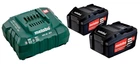 Базовий комплект акумуляторів Metabo Li-Power 18 5.2 Ач 2 шт + Зарядний пристрій ASC 30-36 В (685051000)