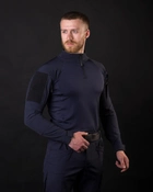 Мужская тактическая рубашка Убакс синий под шевроны армейская L - изображение 4