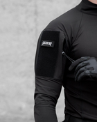 Мужская тактическая рубашка Убакс черный под шевроны армейская M - изображение 3