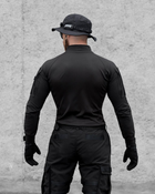 Мужская тактическая рубашка Убакс черный под шевроны армейская M - изображение 4