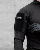 Мужская тактическая рубашка Убакс черный под шевроны армейская XXL - изображение 4