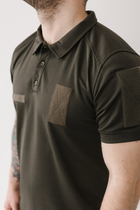 Мужская тактическая футболка поло хаки армейская S - изображение 5