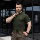 Мужская тактическая футболка поло хаки армейская 3XL (688188970) - изображение 3