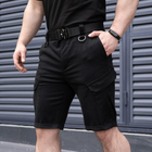 Чоловічі тактичні шорти чорні Карго на літо S - зображення 2