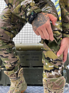 Тактичний військовий комплект Гірка ( Куртка + Штани ), Камуфляж: Мультикам, Розмір: S - зображення 8