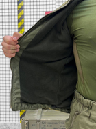 Тактичний теплий військовий комплект Гірка ( Куртка + Штани ), Камуфляж: Олива, Розмір: M - зображення 8