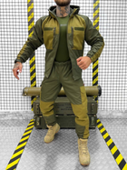 Тактичний теплий військовий комплект Гірка ( Куртка + Штани ), Камуфляж: Олива, Розмір: XXL - зображення 1
