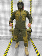 Тактичний теплий військовий комплект Гірка ( Куртка + Штани ), Камуфляж: Олива, Розмір: S - зображення 3