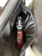 Мужская Кобура-сумка для скрытого ношения пистолета, кобуры скрытого ношения, тактическая оружейная сумка кобура черная - изображение 5