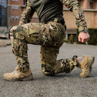 Штани Тактичні з Наколінниками Літо 12 кишень ClefersTac G2 Мультикам ріп-стоп літні - Камуфляжні Військові Армійські штани Розмір: XL (50230861) - зображення 4