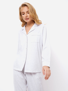Piżama (koszula + spodnie) Aruelle Charlie pajama long S Biała (5904541432359) - obraz 3
