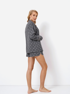 Піжама (сорочка + шорти) Aruelle Joy pajama short XL Сіра (5905616143323) - зображення 2