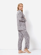 Піжама (сорочка + штани) Aruelle Valencia pajama long S Сіра (5905616144313) - зображення 3