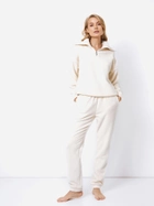 Домашній костюм (кофта + штани) Aruelle Teodora set soft XL Білий (5905616140148) - зображення 1