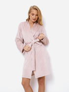 Халат жіночий Aruelle Lunna bathrobe M Рожевий (5905616141107) - зображення 3