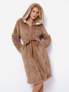 Szlafrok ciepły Aruelle Sienna bathrobe S Brązowy (5905616141329) - obraz 2