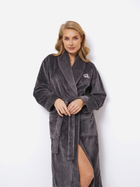 Халат жіночий Aruelle Keira bathrobe M Чорний (5904541430492) - зображення 3