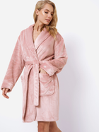 Халат жіночий великого розміру Aruelle Eva bathrobe XL Рожевий (5904541439860) - зображення 4