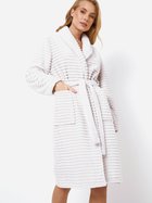 Халат жіночий Aruelle Nicky bathrobe S Білий (5904541439952) - зображення 3