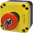 Пост одномісний "Стоп" 230V 1NC IP65 грибок з ключем [4771625] ESB1Y-V9 ETI