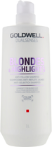 Szampon Goldwell Dualsenses Blondes & Highlights przeciw żółknięciu włosów blond i z refleksami 1000 ml (4021609029120) - obraz 1
