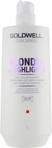 Szampon Goldwell Dualsenses Blondes & Highlights przeciw żółknięciu włosów blond i z refleksami 1000 ml (4021609029120) - obraz 1