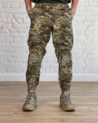 Тактичні штани ріп-стоп з флісовою підкладкою з НАКОЛІННИКАМИ Піксель S - зображення 1