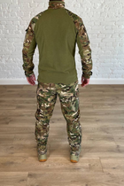 Военно-тактическая форма на флисе рип-стоп убакс со штанами Олива XL - изображение 4