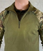 Военный Убакс на флисе с рукавами рип-стоп (без подкладки) для ВСУ Мультикам/Олива M - изображение 5