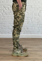 Армейские штаны рип-стоп с флисовой подкладкой Пиксель XXL - изображение 4