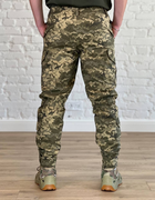Армейские штаны рип-стоп с флисовой подкладкой Пиксель M - изображение 3