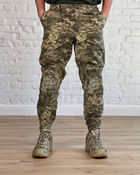 Тактичні штани ріп-стоп з флісовою підкладкою з НАКОЛІННИКАМИ Піксель M - зображення 1