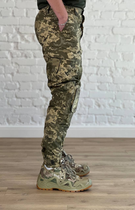 Тактичні штани ріп-стоп з флісовою підкладкою з НАКОЛІННИКАМИ Піксель M - зображення 3