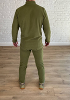 Тактичний костюм пуловер + штани осінній олива S - зображення 3